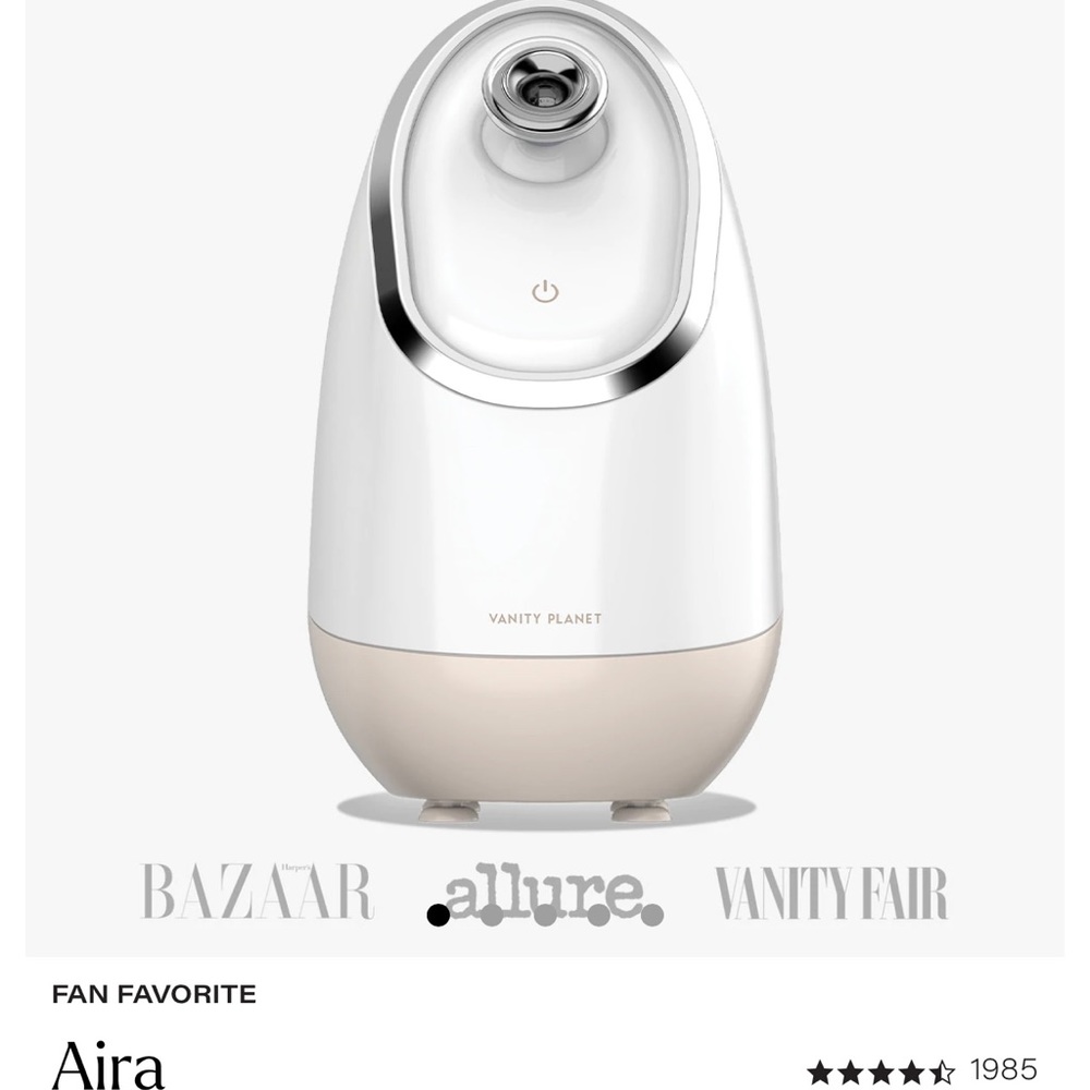 NWT Vanity Planet Aira Iconic Facial Steamer - Beige